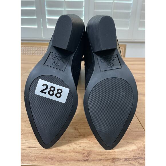 Blondo Women's Wylde Tall Boots Black Suede Size 6.5 NWT Waterproof Pointed Toe - Picture 10 of 13